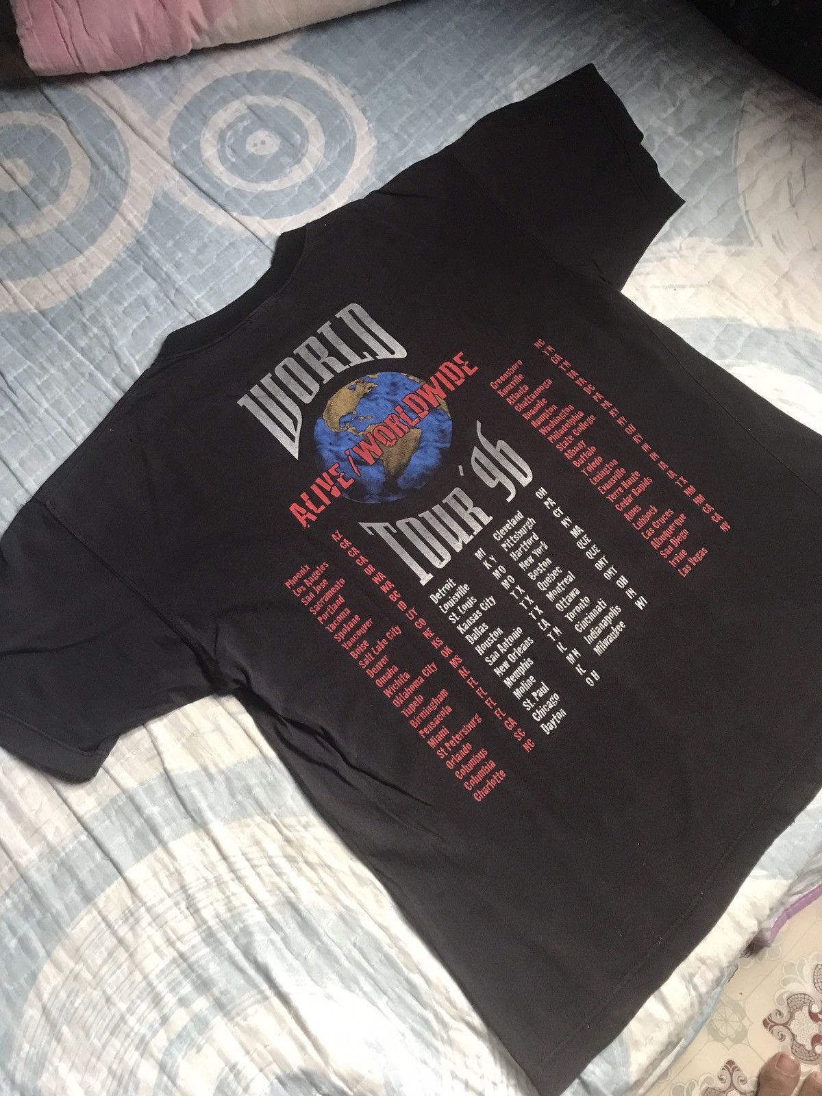 Vintage VINTAGE KISS TOUR 1996 Size US XL / EU 56 / 4 - 3 Thumbnail