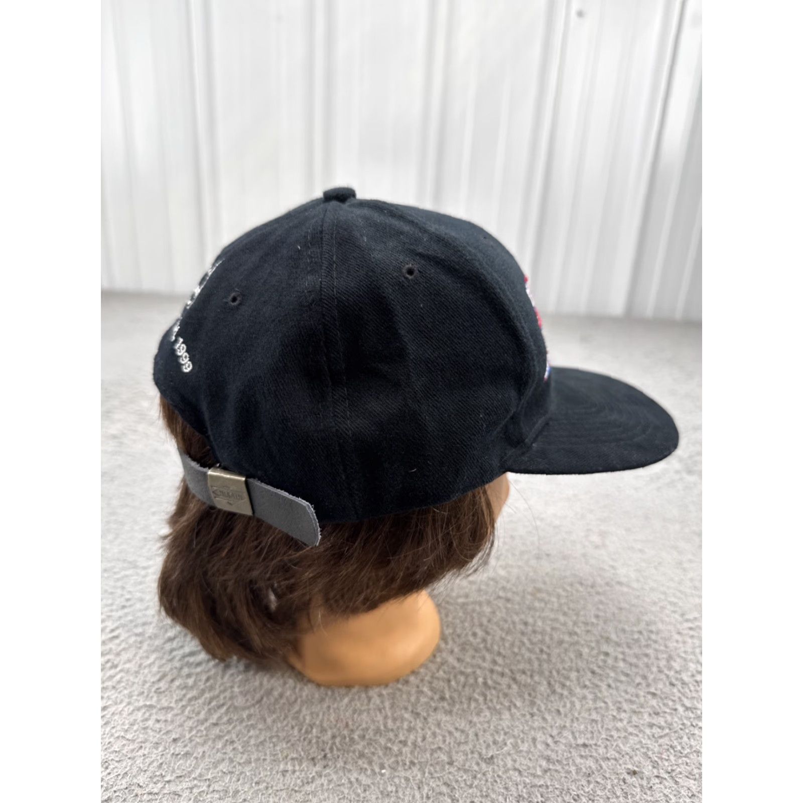 Vintage Nike Hat Cap Men Black Strapback Hat VTG Holyfield Vs Lewis The Search For The Truth? Size ONE SIZE - 5 Thumbnail