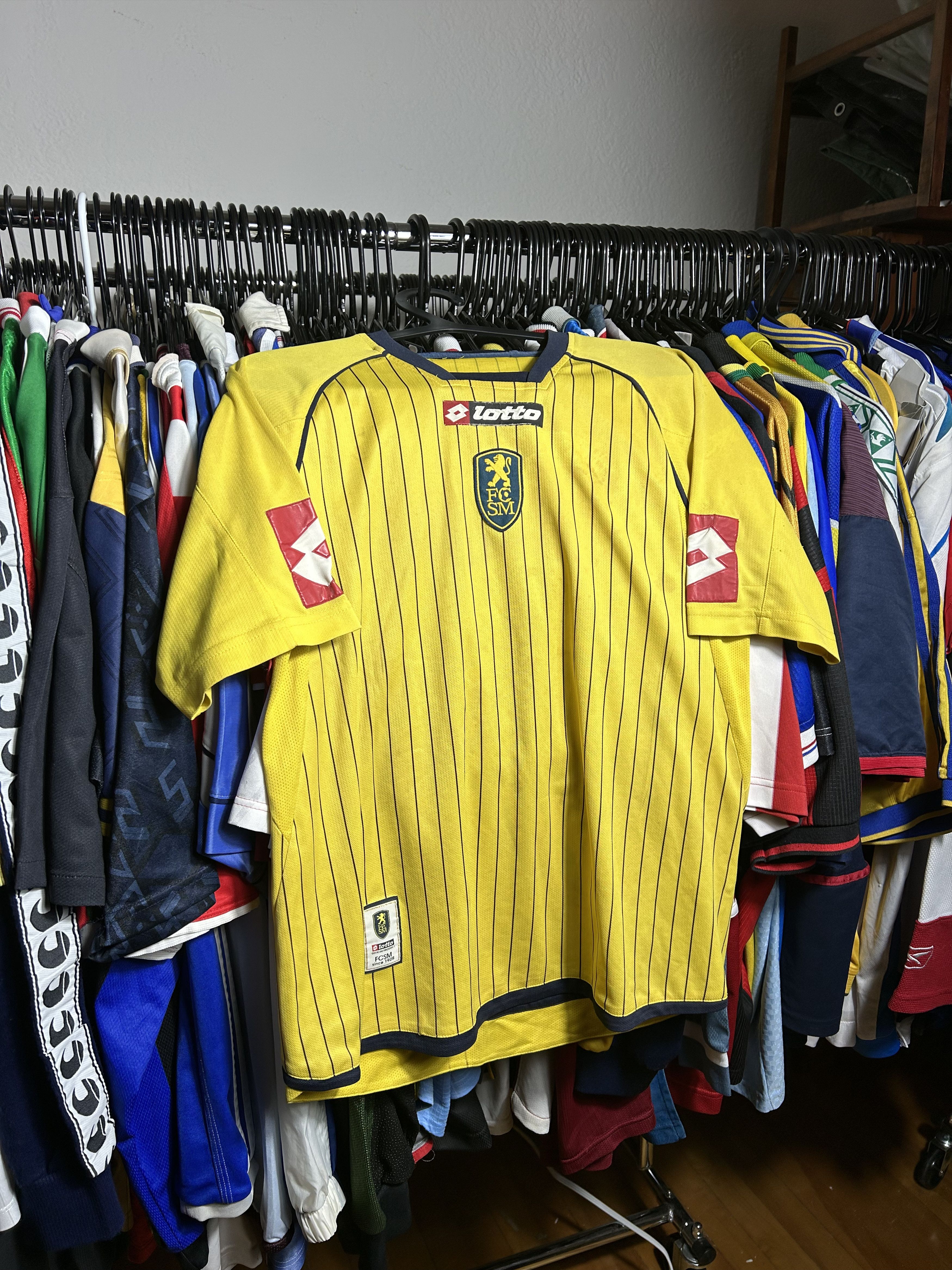 Lotto Sport Sochaux montbeliard 2009/10 Home Jersey Size US S / EU 44-46 / 1 - 1 Thumbnail