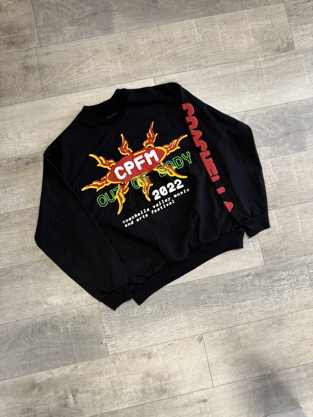 Cactus Plant Flea Market × Coachella Cactus Plant Flea Market Coachella x CPFM Weekend 1 Crewneck Size US M / EU 48-50 / 2 - 1 Thumbnail