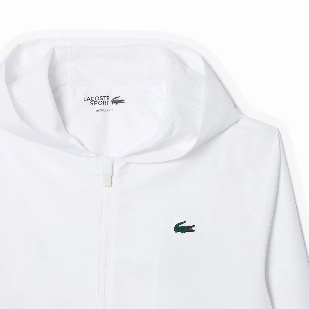Lacoste o1s22i1n1124 Hooded Sports Tracksuit in White & Blue Size US XXL / EU 58 / 5 - 5 Thumbnail