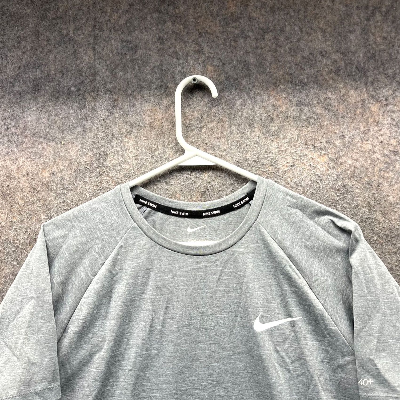 Nike Nike Shirt Men M Gray Dri-Fit Jersey Swoosh Crew Neck Short Sleeve Training All Seasons Size US M / EU 48-50 / 2 - 7 Thumbnail