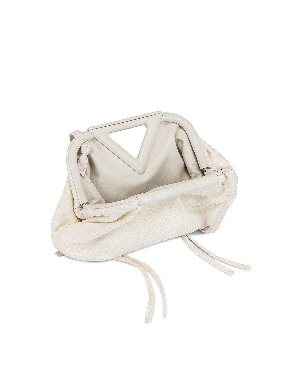 Bottega Veneta o1n1vont0525 Size: OS / Point Pouch in White Size ONE SIZE - 5 Thumbnail