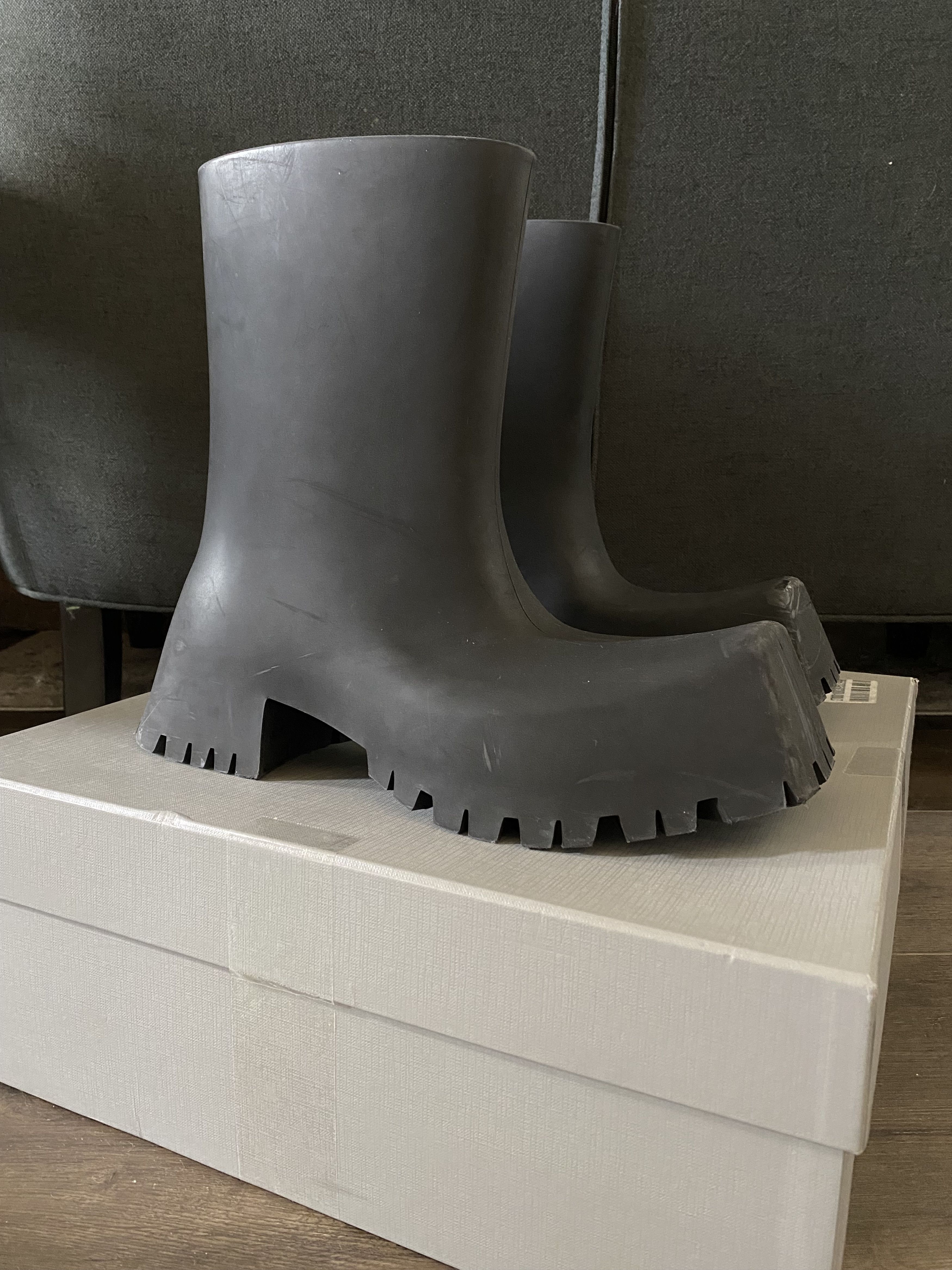 Balenciaga Balenciaga Trooper Boots Black | Grailed