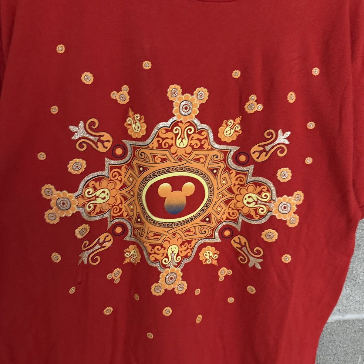 Other Vintage Mickey Unlimited Mickey Mouse Red Art Tee Mens Large Size US L / EU 52-54 / 3 - 3 Thumbnail
