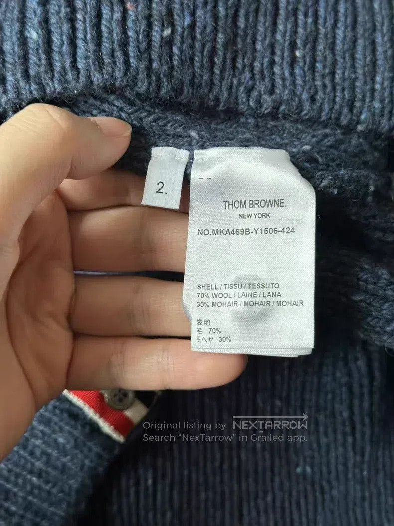 Thom Browne Thom Browne Blue Sweater Size US M / EU 48-50 / 2 - 4 Thumbnail