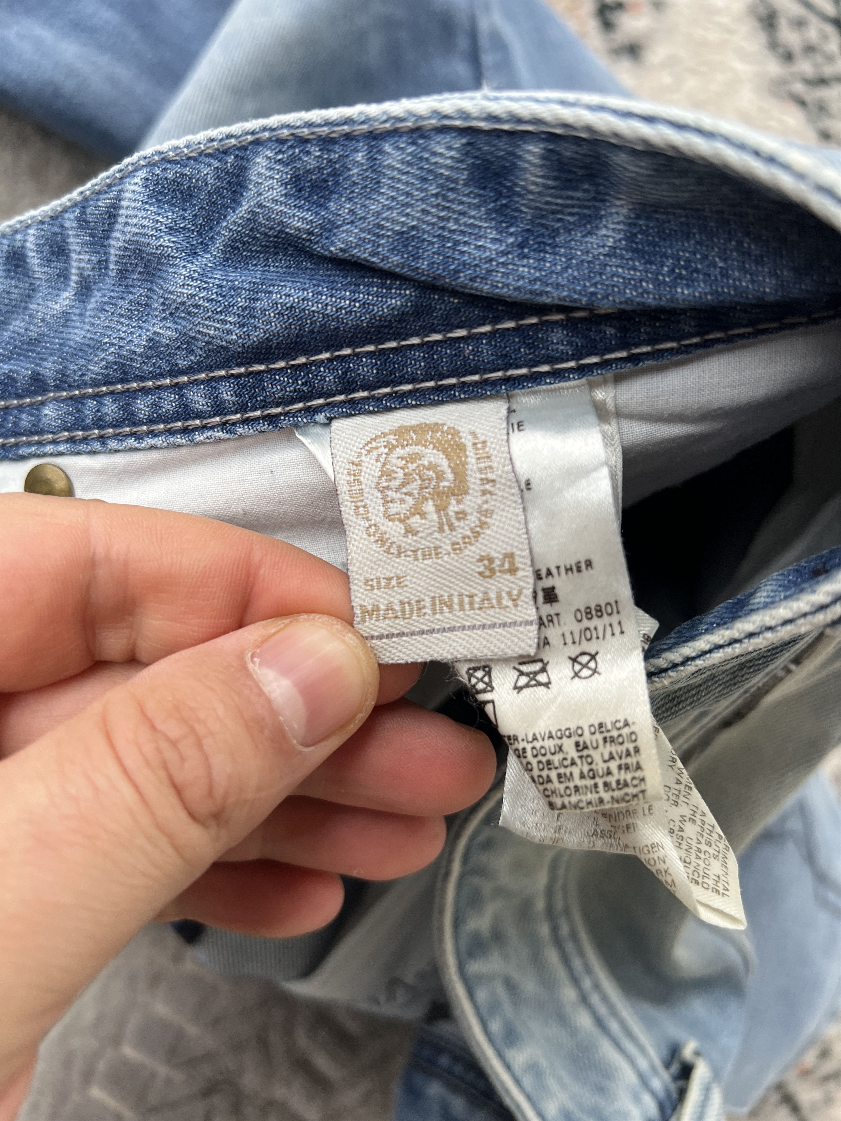 Diesel Diesel Safado Jeans Size US 34 / EU 50 - 9 Thumbnail