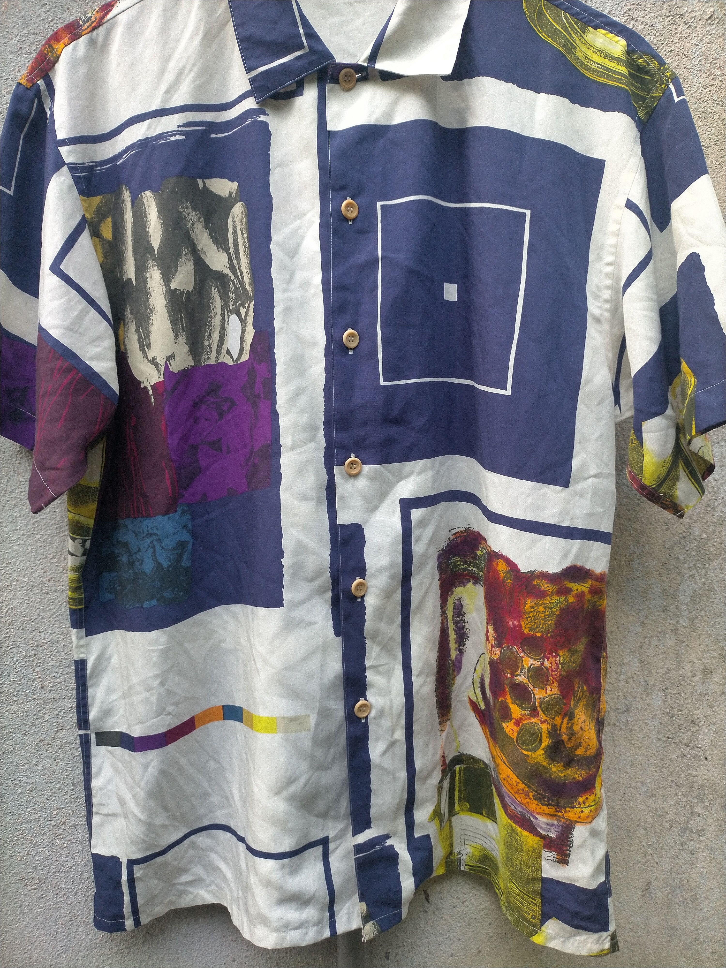 Japanese Brand × Vintage Vintage Dolce Elegante Art Shirts Size US L / EU 52-54 / 3 - 4 Thumbnail