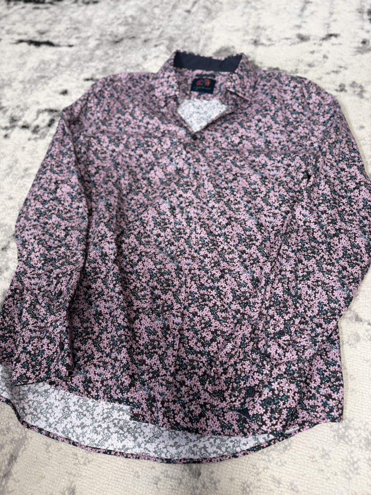 Vintage Vintage John Lennon Flower Pattern Button Up Shirt Size US L / EU 52-54 / 3 - 5 Thumbnail