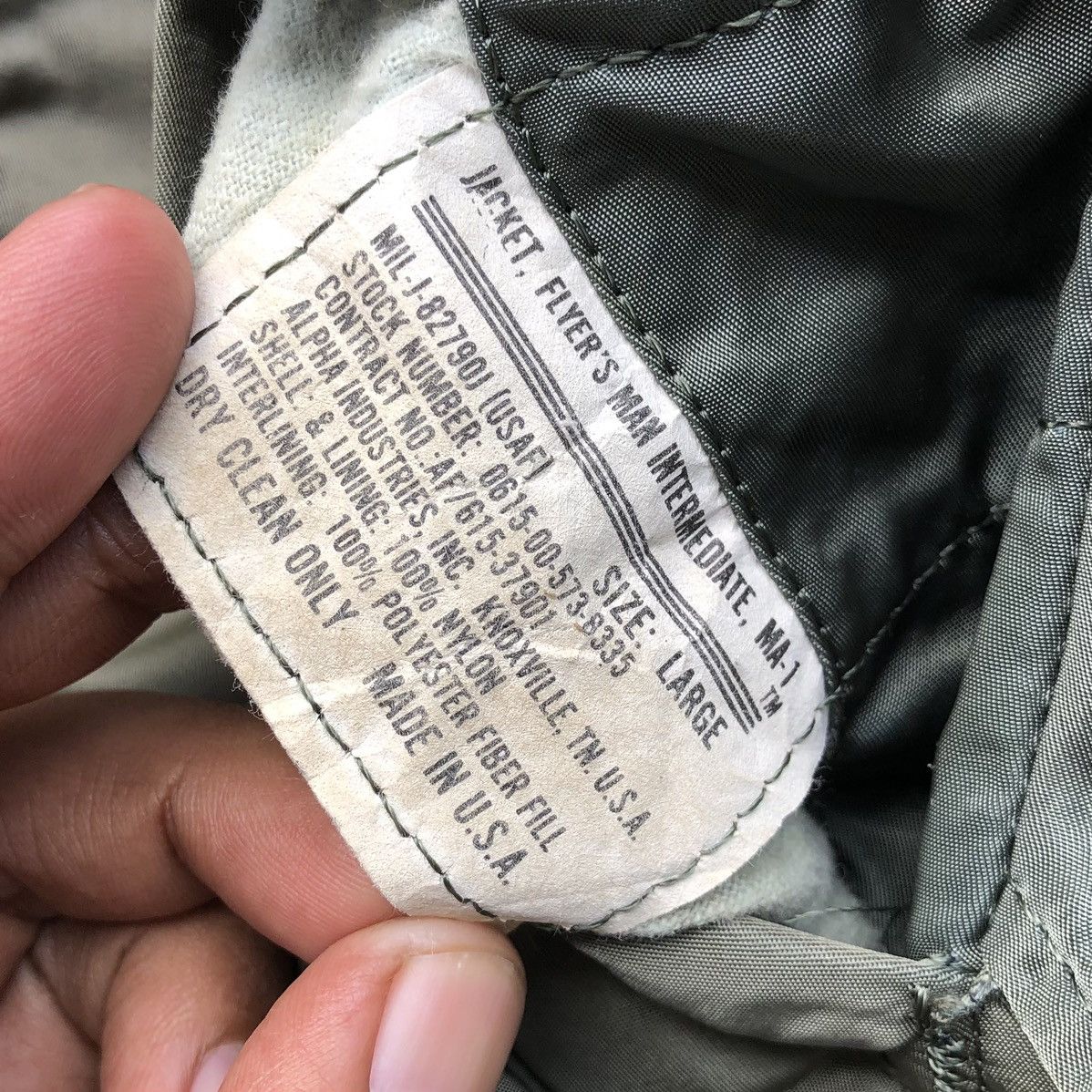 Alpha Industries Alpha Flyer’s Man Intermediate Ma-1 Sun Faded Bomber Jacket Size US L / EU 52-54 / 3 - 16 Thumbnail