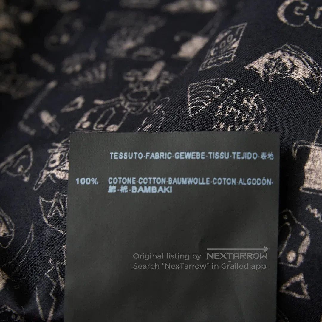 Saint Laurent Paris Saint Laurent Men's Patterned Print Shirt. Size US M / EU 48-50 / 2 - 8 Thumbnail