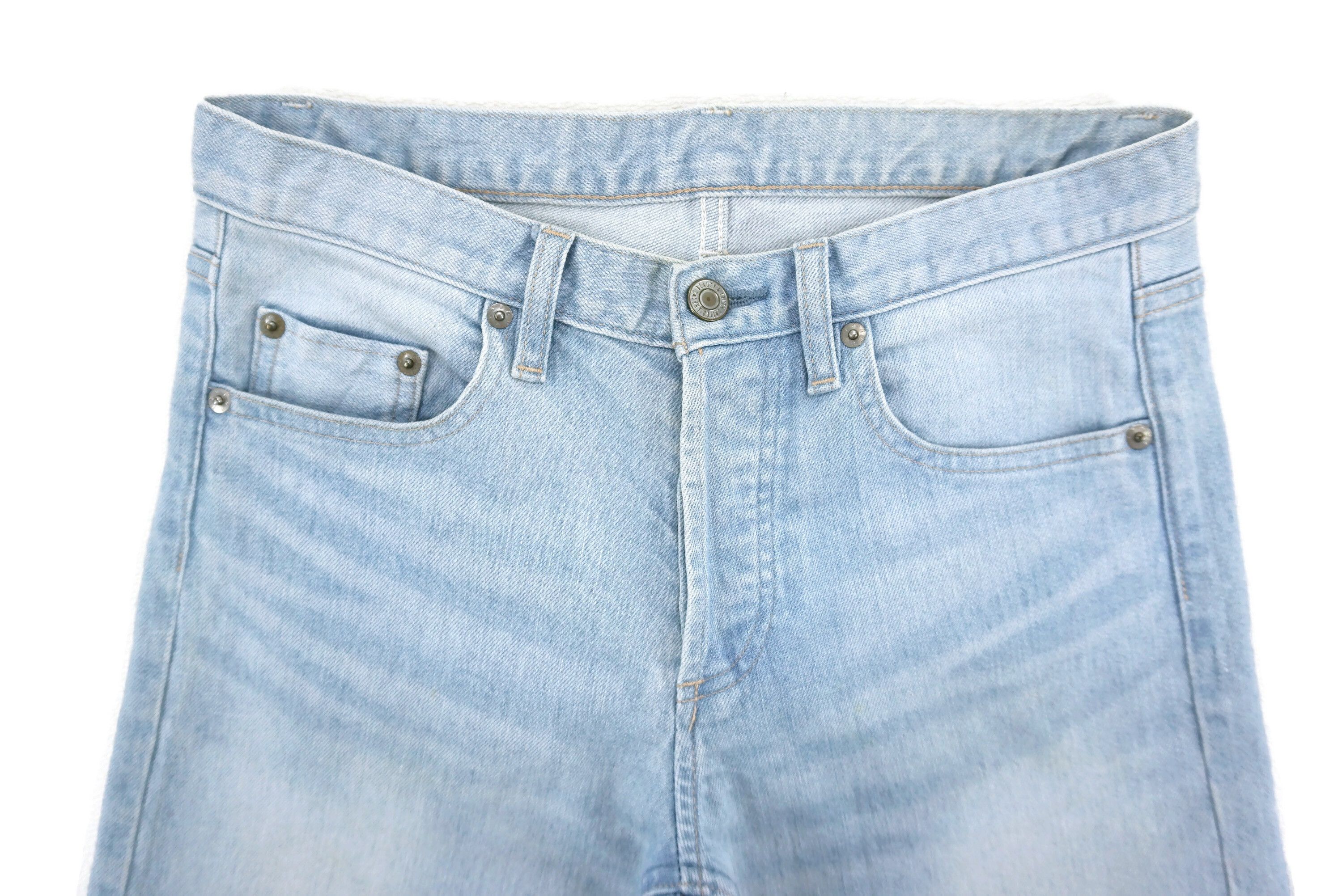 Japanese Brand United Arrows Jeans W29xL31.75 Low-Rise Slim Light Wash Size US 28 / EU 44 - 5 Thumbnail