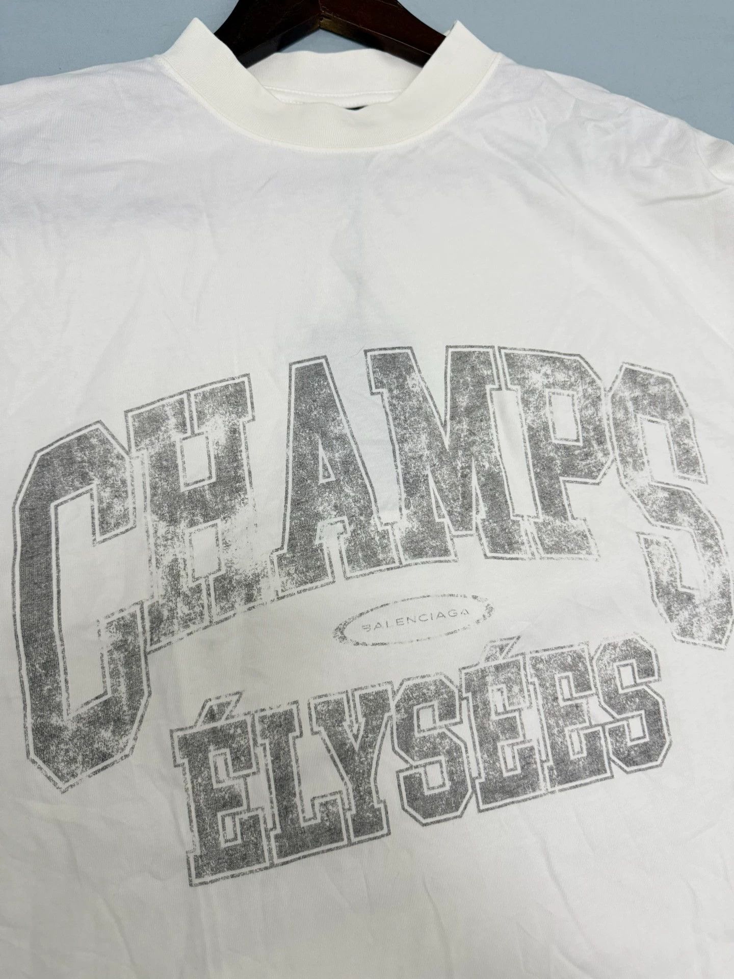 Balenciaga Balenciaga Souvenir Shop Champs Cream S/S Tee 2 New Size XS / US 0-2 / IT 36-38 - 3 Thumbnail