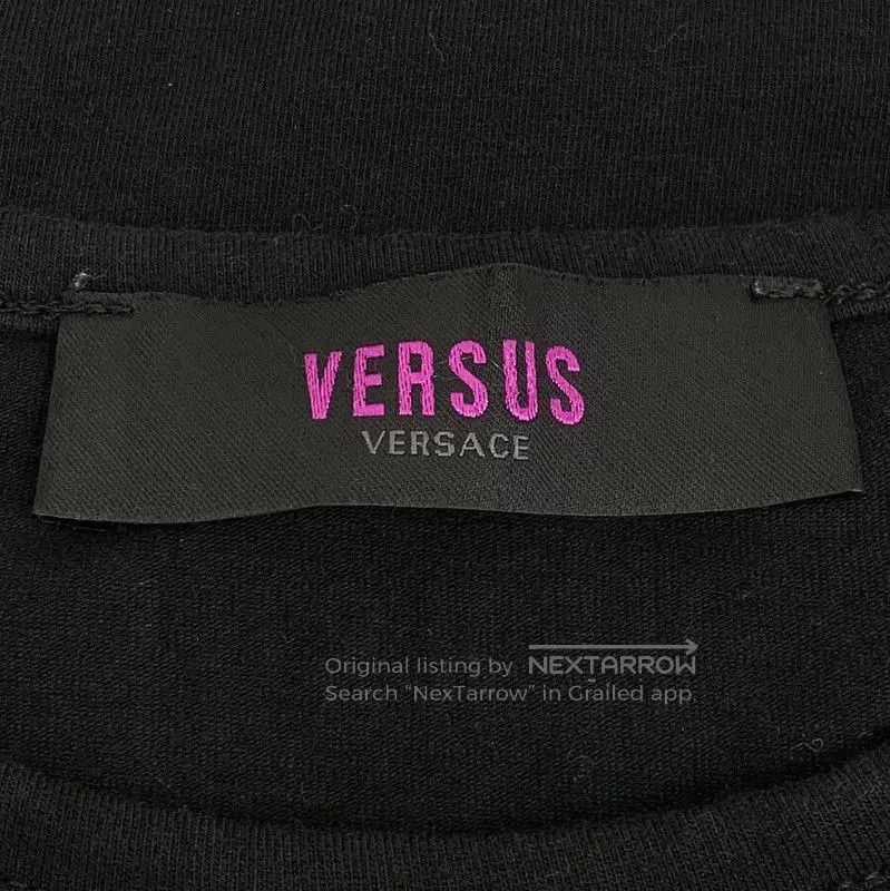 Versace Versace Black Cotton Women's T-Shirt with Graphics . Size S / US 4 / IT 40 - 6 Thumbnail