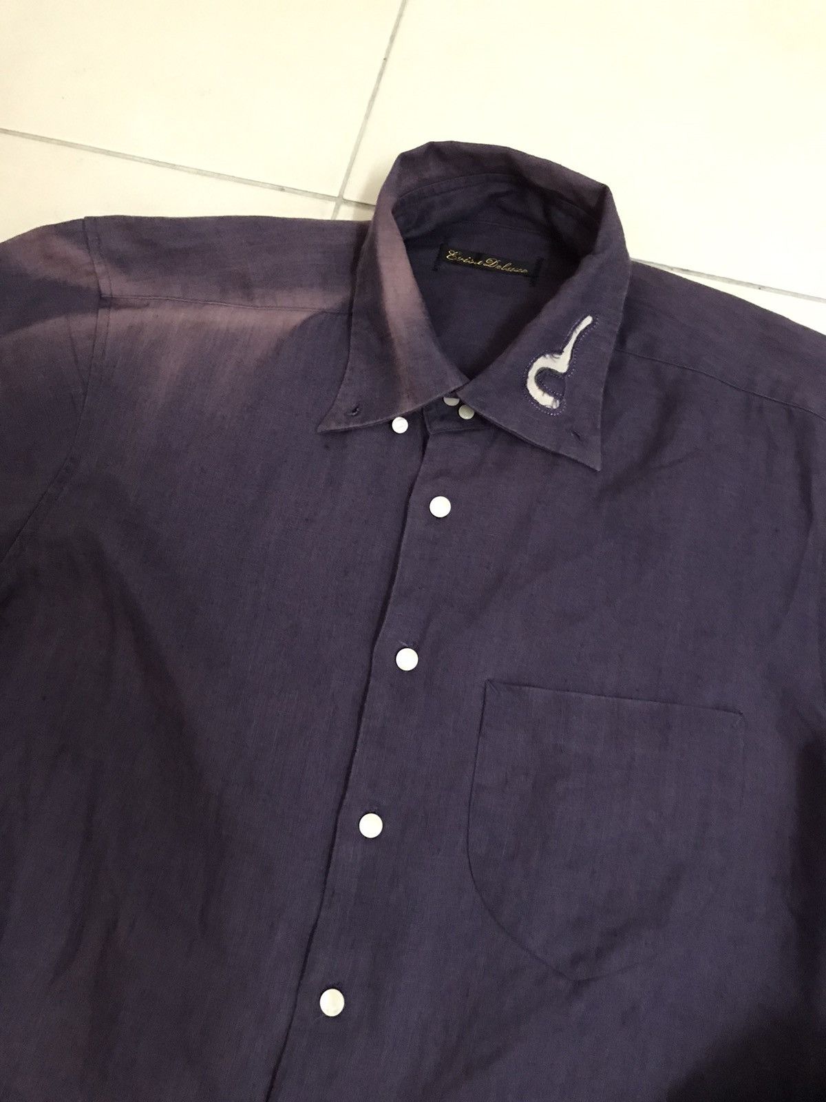 Evisu Evisu Deluxe Japan Long Cuffs Shirt Size US M / EU 48-50 / 2 - 10 Thumbnail