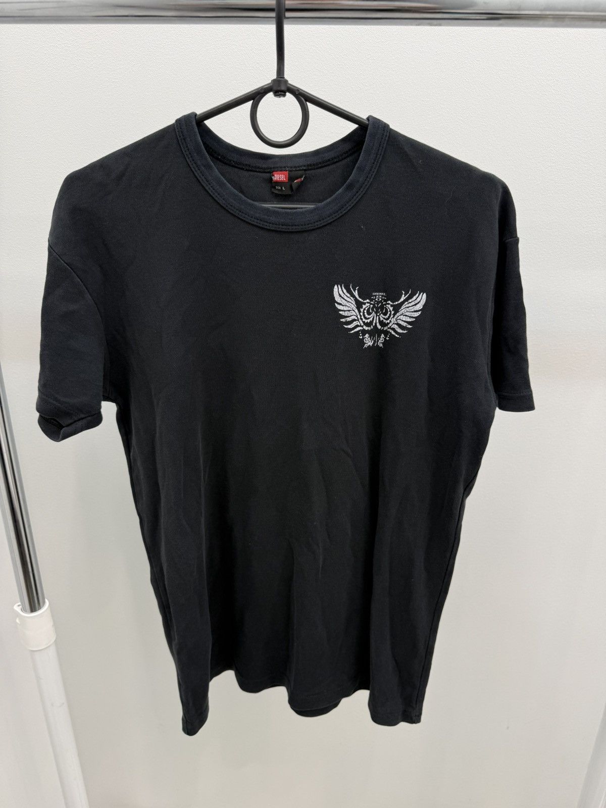 Diesel Diesel Big Logo Eagle Cotton T Shirt Size US L / EU 52-54 / 3 - 2 Thumbnail