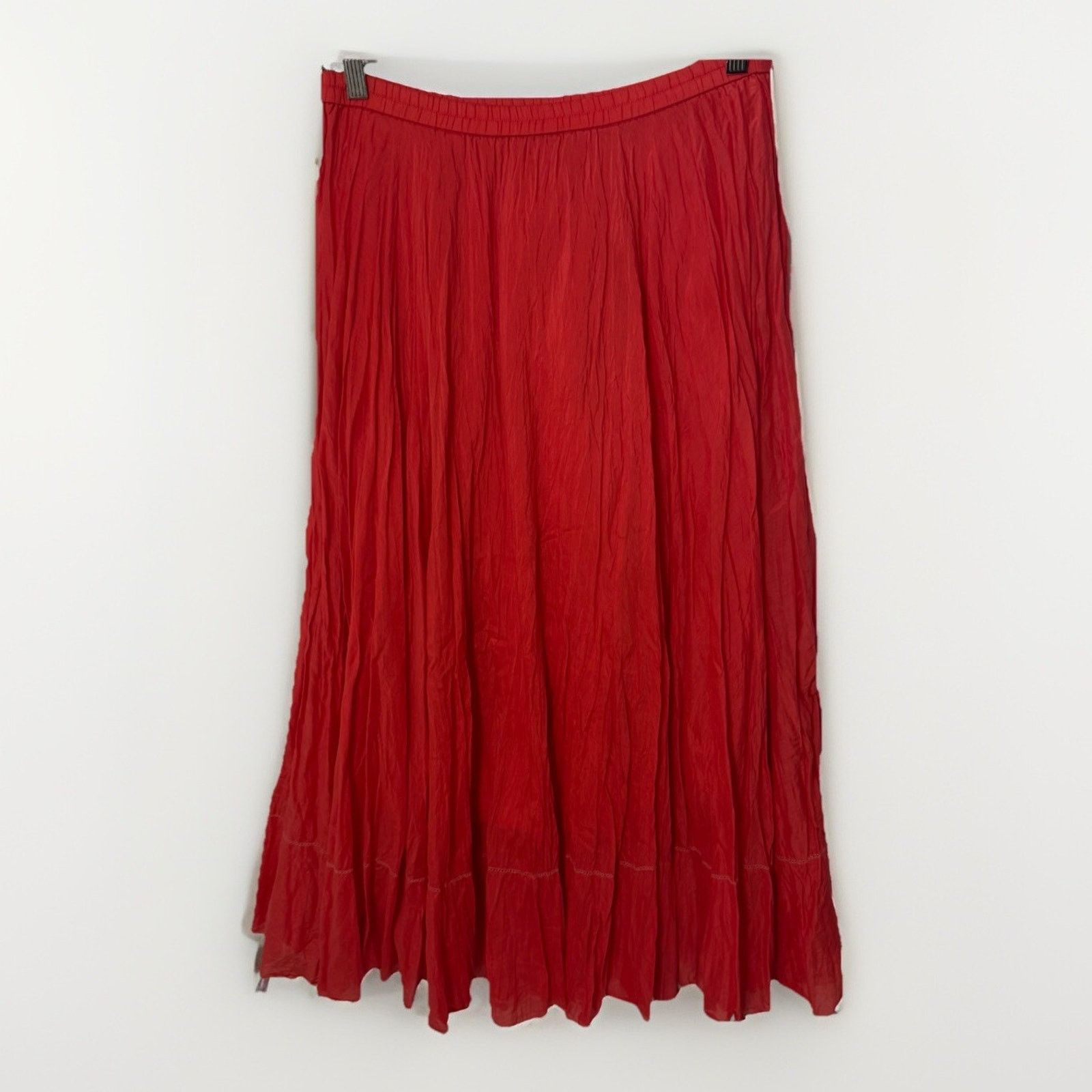 Coldwater Creek Coldwater Creek Maxi Skirt Coral Boho Western Fairy Gypsy Size 29" - 1 Thumbnail