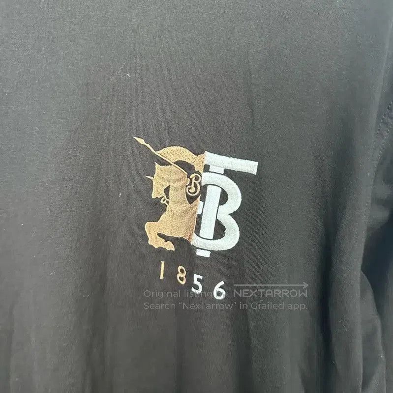 Burberry Burberry Black Cotton Long Sleeve T. Size US XL / EU 56 / 4 - 3 Thumbnail