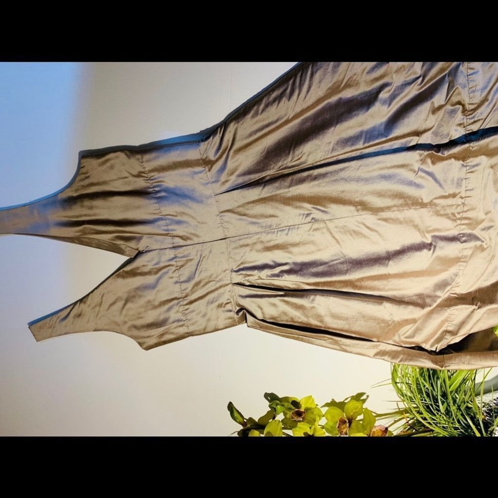 Other Dessy Collection BN Silk taupe dress size 12 Size XL / US 12-14 / IT 48-50 - 6 Thumbnail