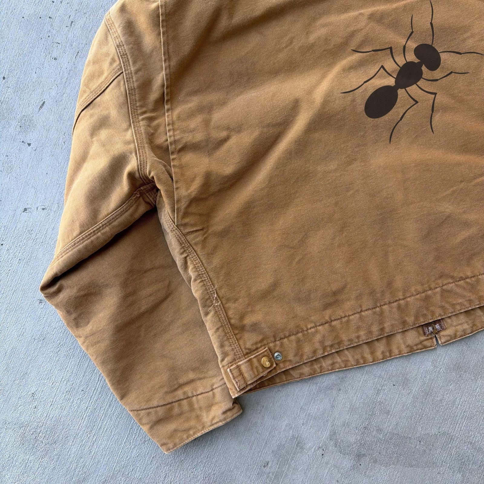 Carhartt × Vintage Carhartt brown Detroit work wear jacket Size US L / EU 52-54 / 3 - 7 Thumbnail
