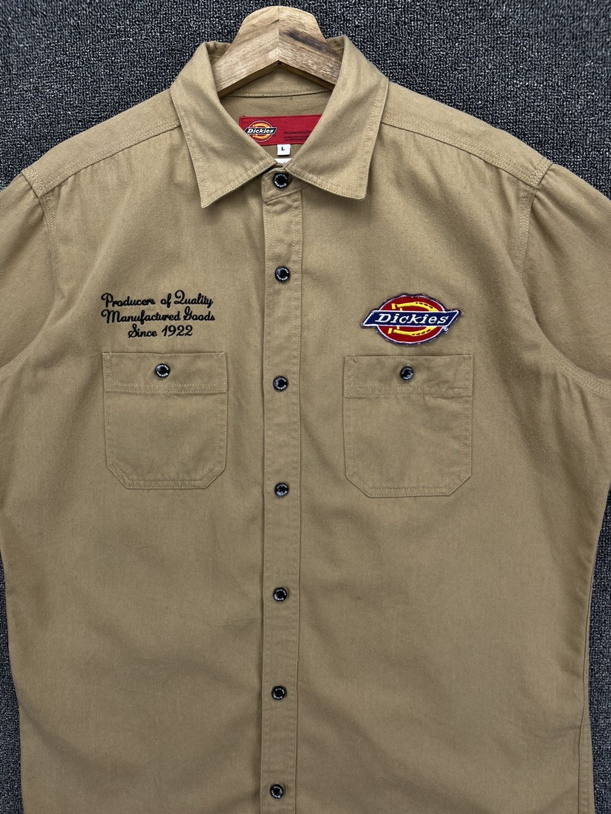 Dickies Vintage Dickies Workwear Rare Shirt Button Up Flannel Size US L / EU 52-54 / 3 - 4 Thumbnail
