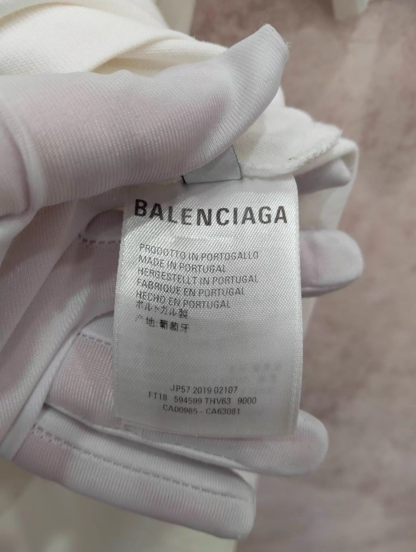 Balenciaga Balenciaga Eco Label Short Sleeve Tee M 95 New Size US M / EU 48-50 / 2 - 4 Thumbnail