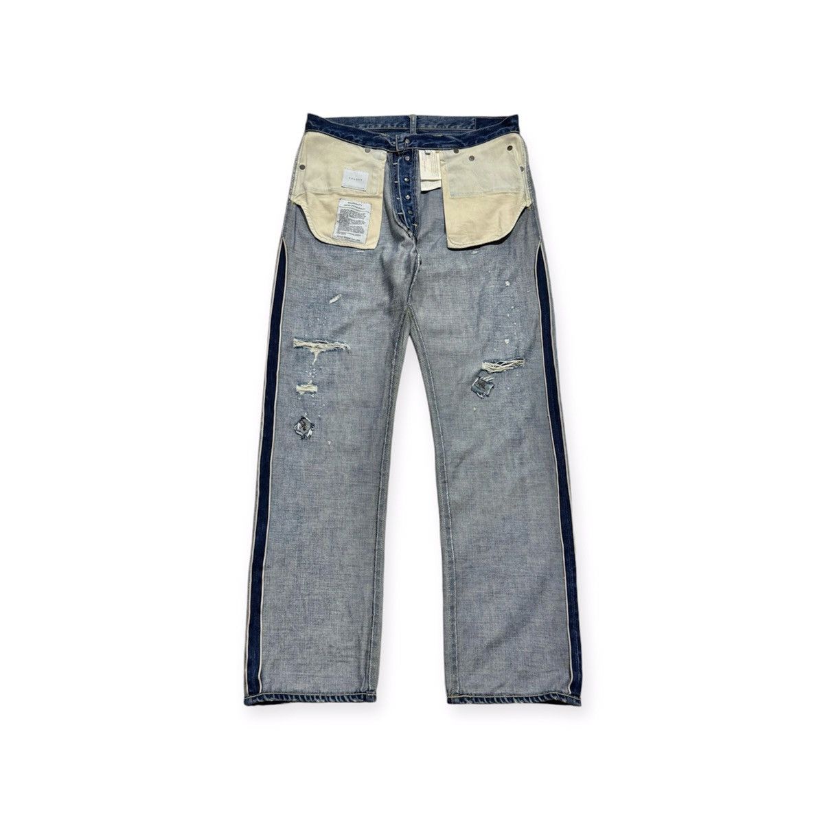 Unused FW19 Unused Damaged Denim Size US 32 / EU 48 - 2 Thumbnail