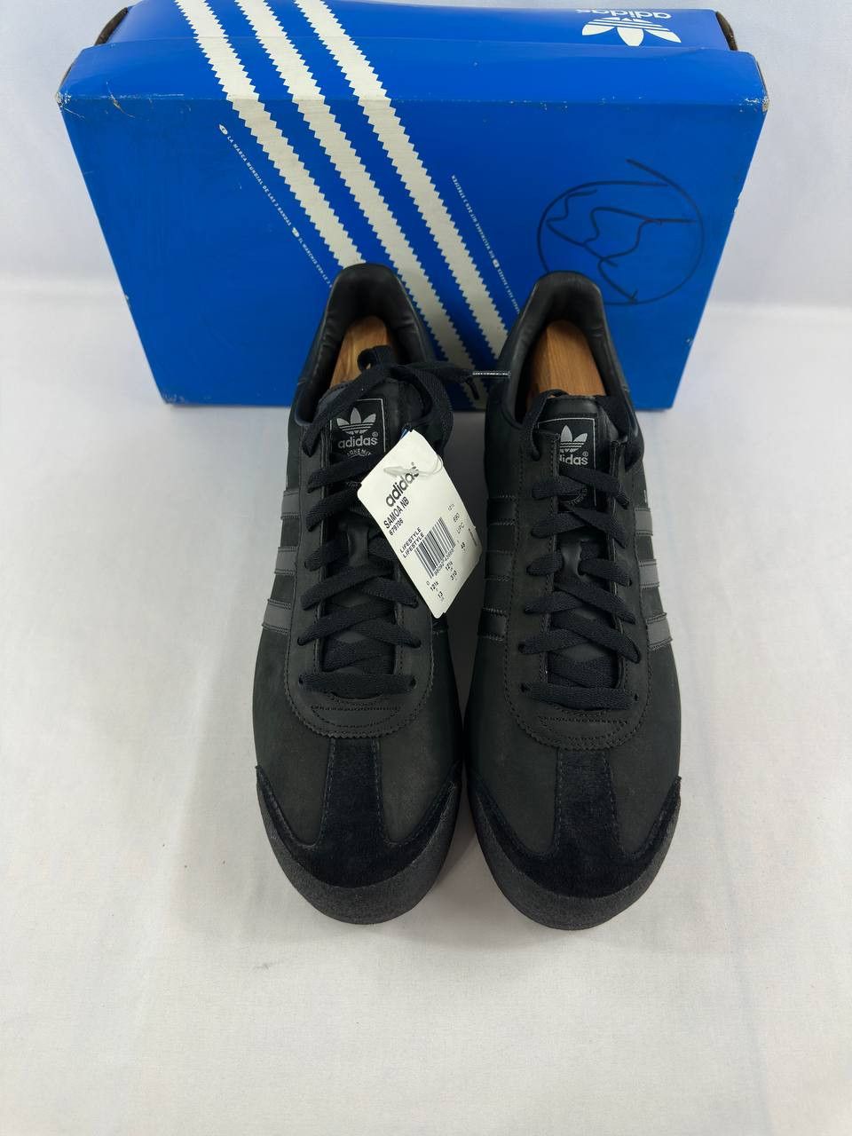 Adidas Vintage Adidas Samoa Nubuck Shoes 2004 Black 679706 Size US 13 / EU 46 - 3 Thumbnail