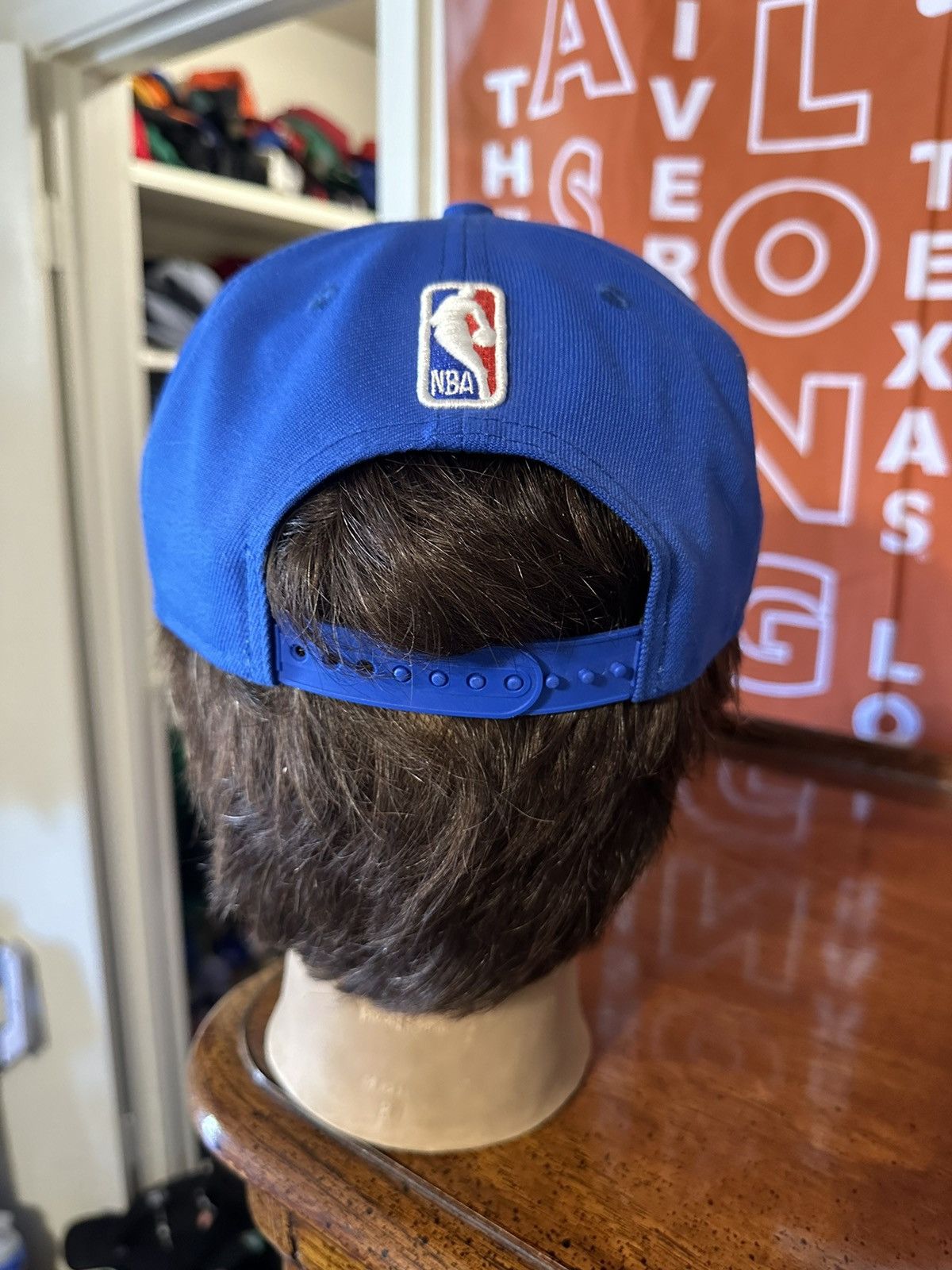 NBA × New Era × Vintage Vintage NBA New Era Dallas Mavericks “triple blue” hat 00s Size ONE SIZE - 4 Thumbnail
