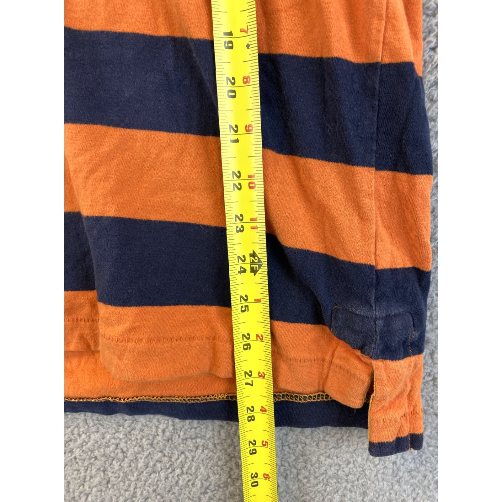 American Eagle Outfitters American Eagle Polo Shirt Men's L Short Sleeve Striped Logo Orange Mens Size US L / EU 52-54 / 3 - 7 Thumbnail