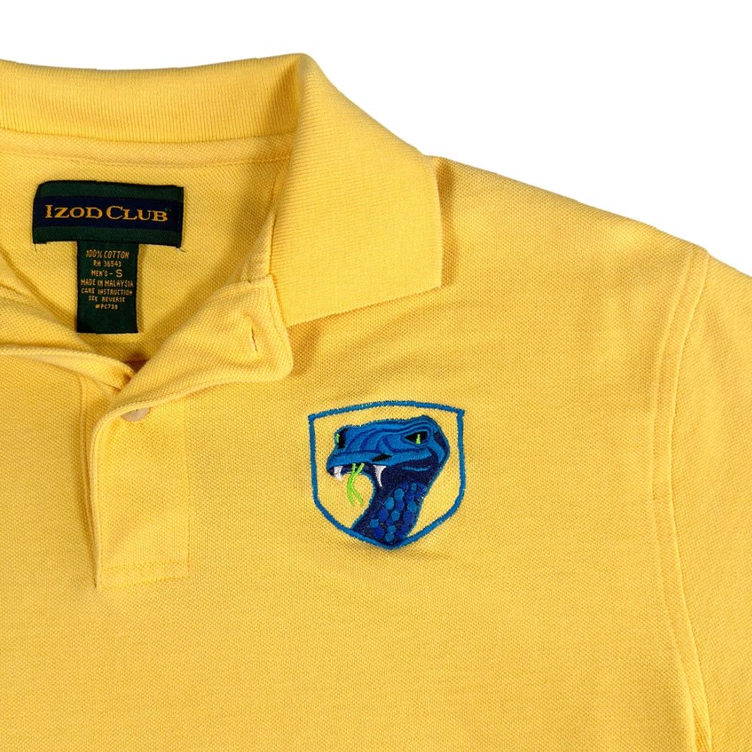 Izod VINTAGE Izod Club Polo Shirt Polo Adult SMALL Yellow 90s Viper Snake Preppy Golf Mens Size US S / EU 44-46 / 1 - 2 Thumbnail