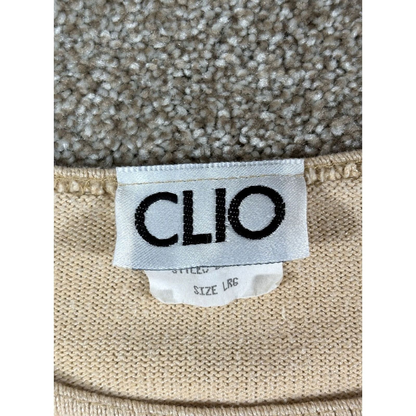 Vintage Vintage Clio Top Cotton Blend Yellow Short Sleeve Pocket Shirt • Large USA Made Size L / US 10 / IT 46 - 5 Thumbnail
