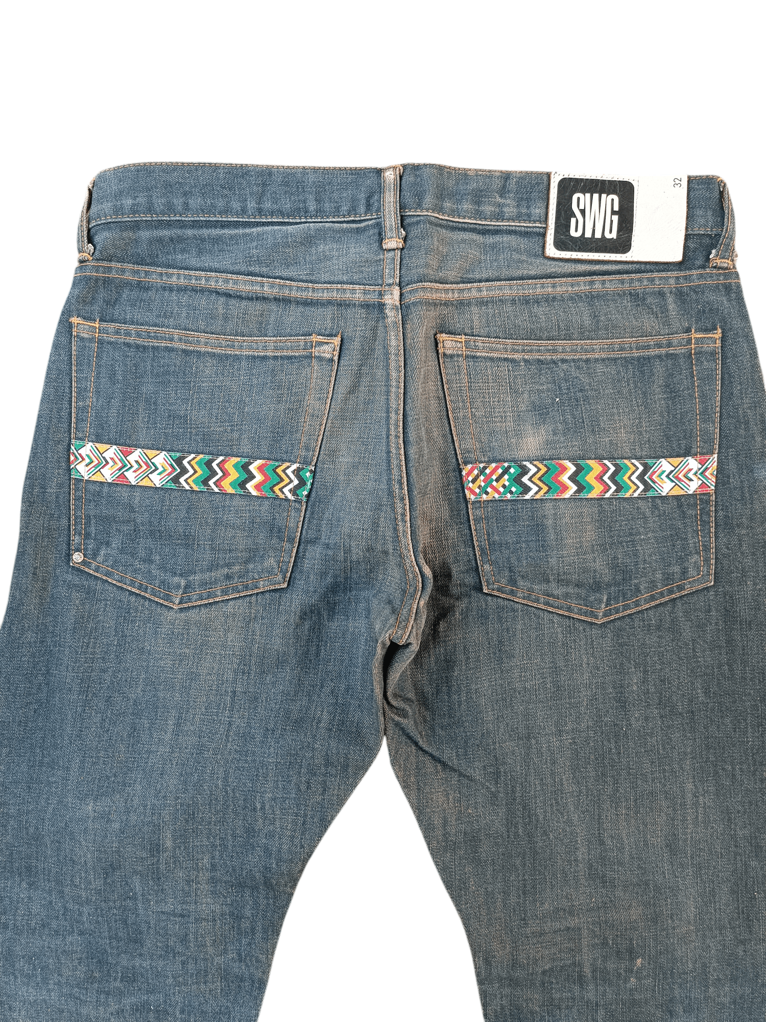 Japanese Brand × Swagger × Vintage VINTAGE SWAGGER DENIM 🇯🇵 MADE IN JAPAN E209 Size US 33 - 1 Thumbnail