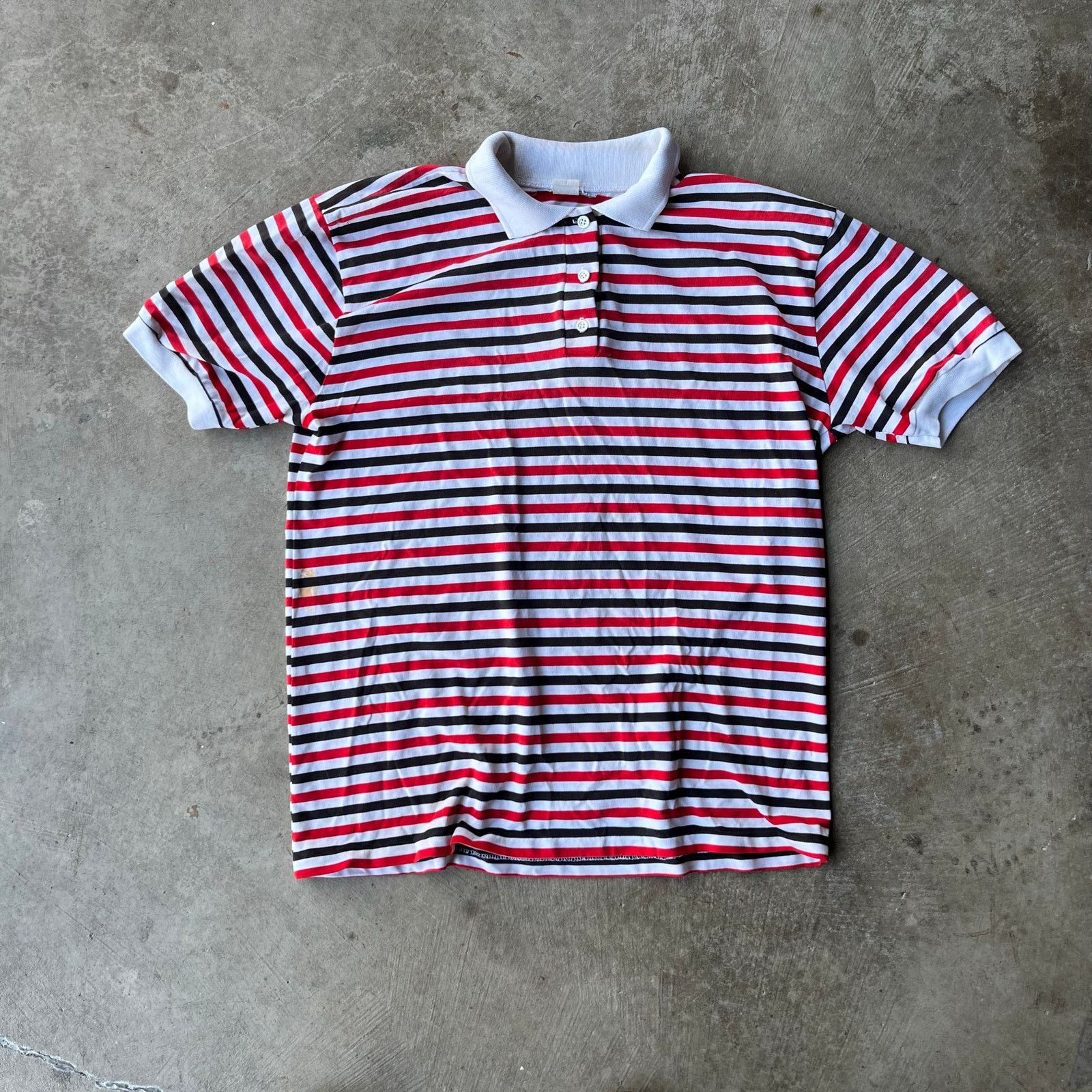 Vintage VINTAGE RED STRIPED SHIRT 80S 90S MEDIUM Size US M / EU 48-50 / 2 - 1 Thumbnail