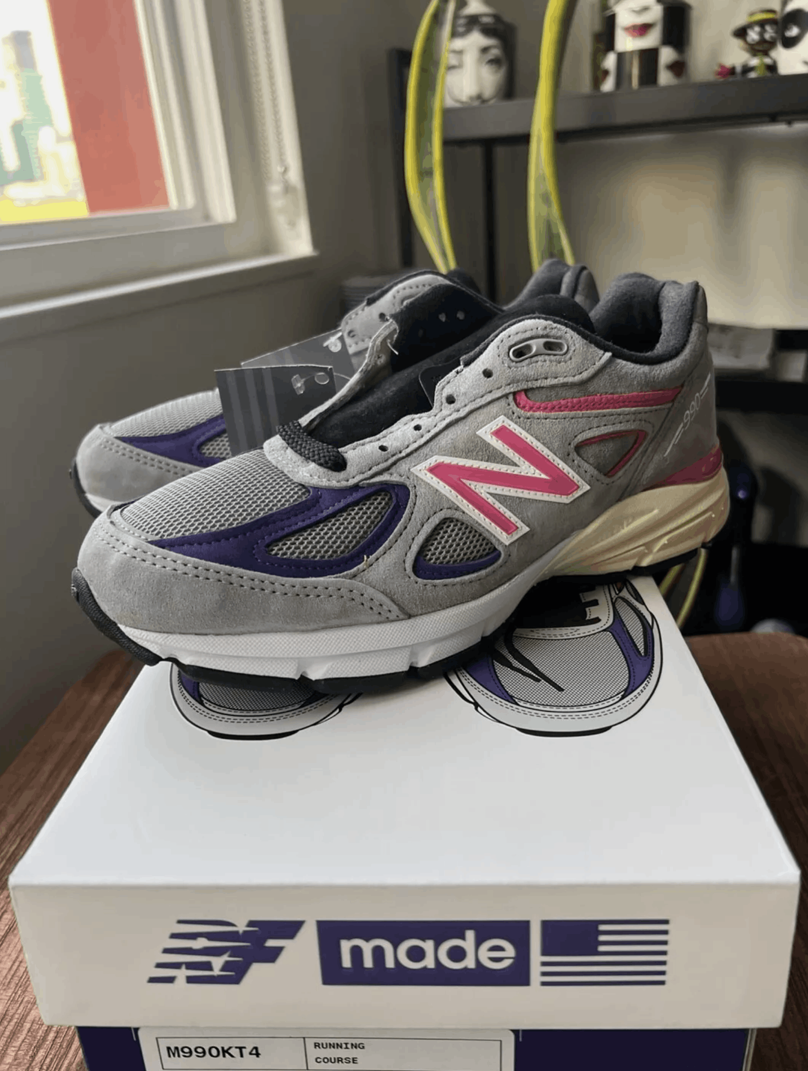 Kith × New Balance Kith x New Balance 990v4 UnitedArrows&Sons M990KT4 M6 / W7.5 Size US 7.5 / IT 37.5 - 1 Thumbnail