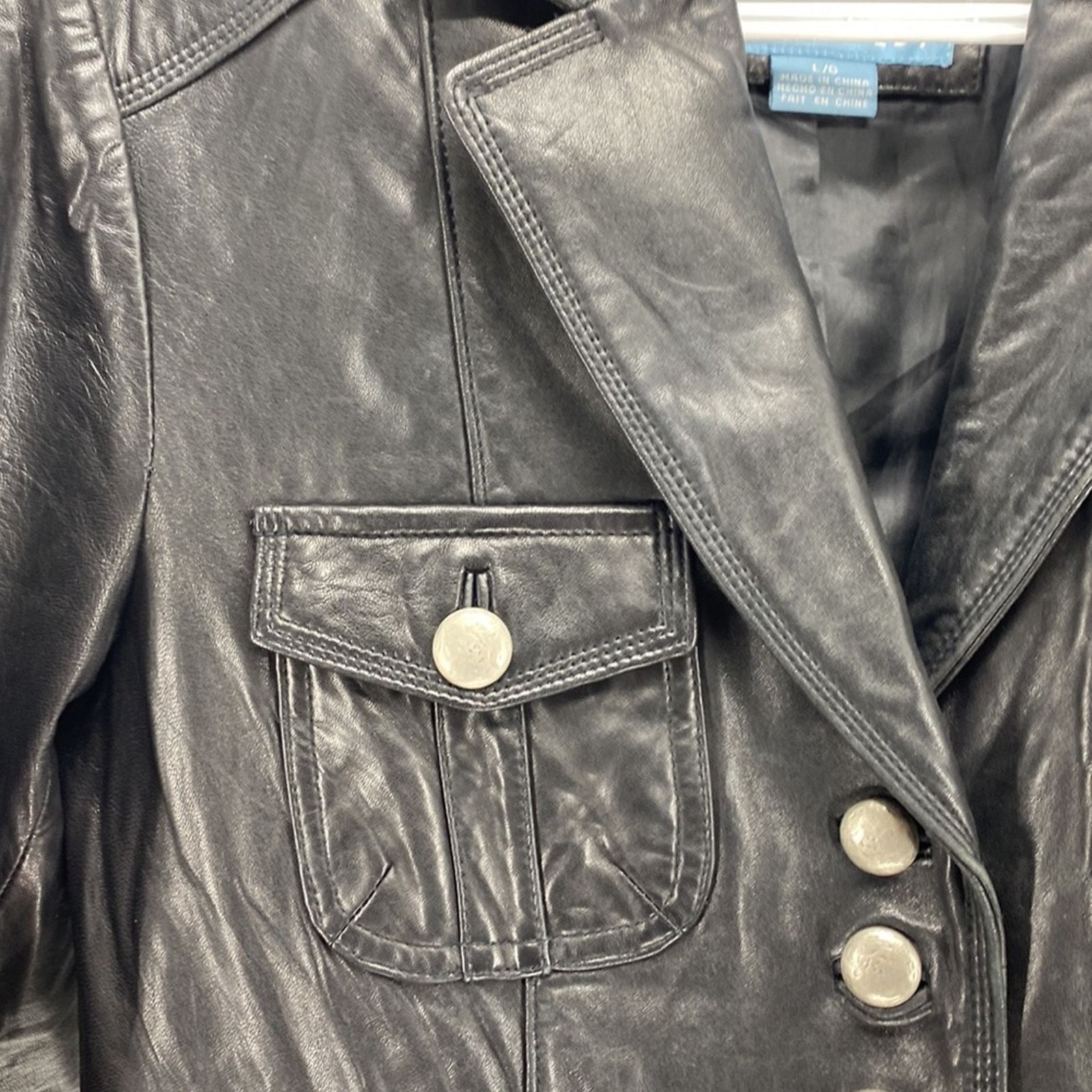 Nine West Nine West vintage Y2K 90s soft black leather jacket size l Size L / US 10 / IT 46 - 12 Thumbnail