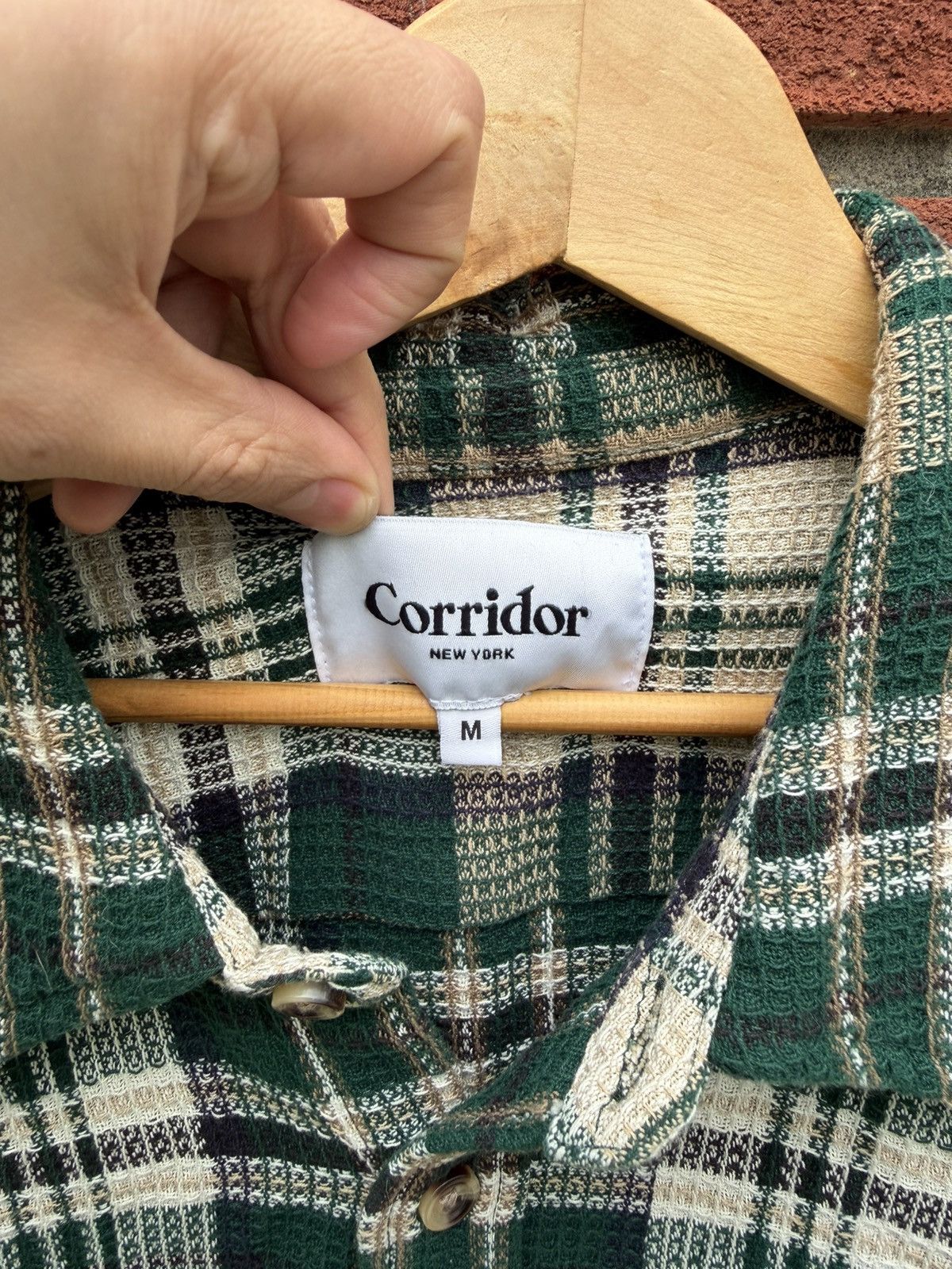 Corridor Waffle Cotton Button Shirt Size US M / EU 48-50 / 2 - 4 Thumbnail