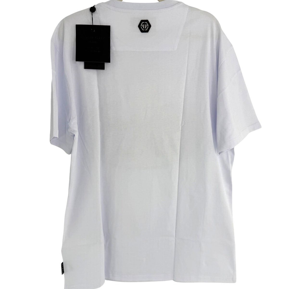Philipp Plein Philipp Plein White Bulldog Crystal Round Neck T-Shirt 3XL Size US XXL / EU 58 / 5 - 9 Thumbnail