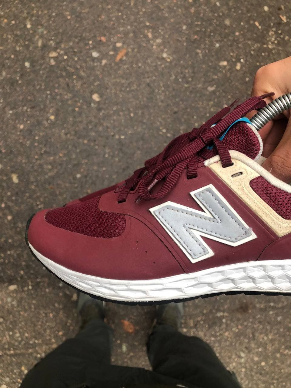 New Balance × Vintage VERY RARR NEW BALANCE 574 REFLECTIVE SNEAKERS JAPAN STYLE Size US 4.5 / IT 34.5 - 2 Thumbnail