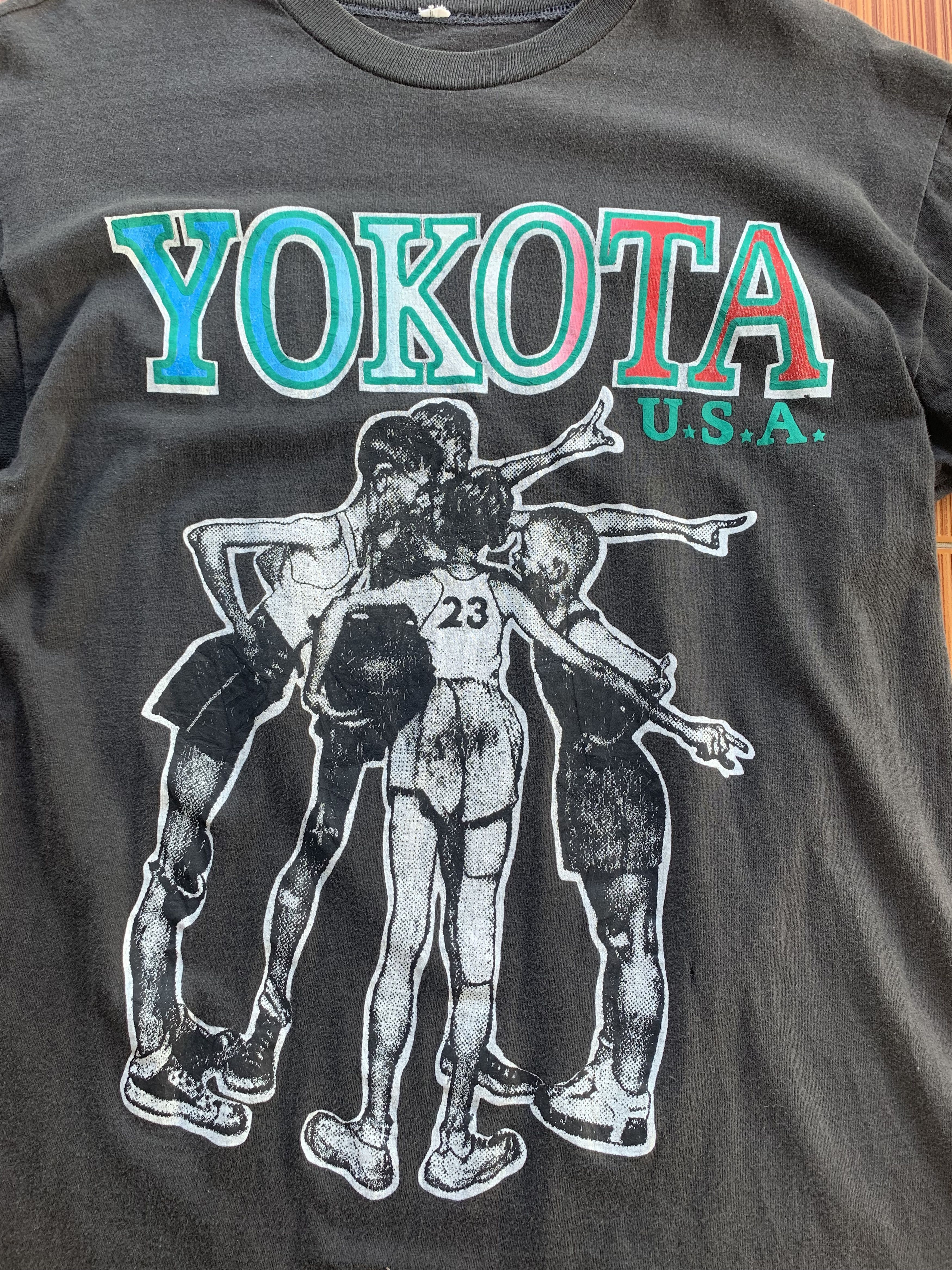Japanese Brand × Vintage Vintage Yokota bass cat ball Tshirt Size US M / EU 48-50 / 2 - 8 Thumbnail