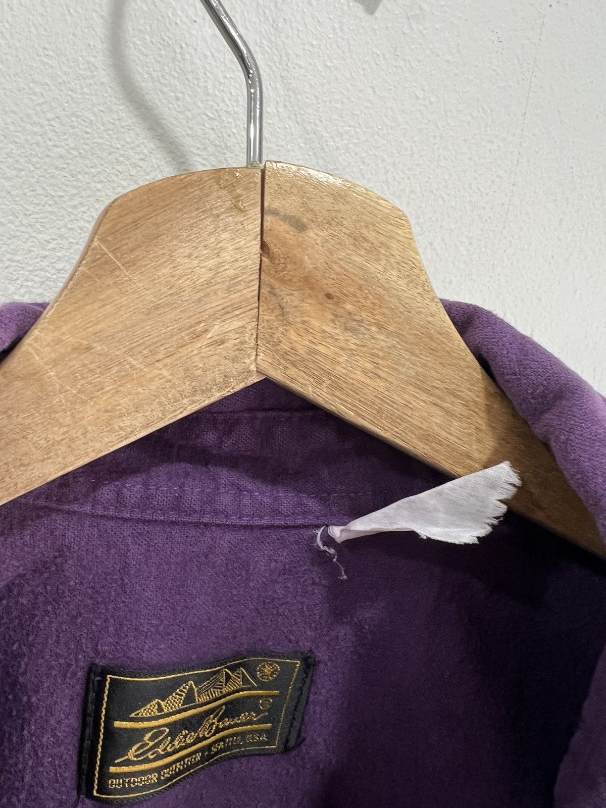 Eddie Bauer Vintage Eddie Bauer Button Up Shirt purple grape Size US L / EU 52-54 / 3 - 3 Thumbnail