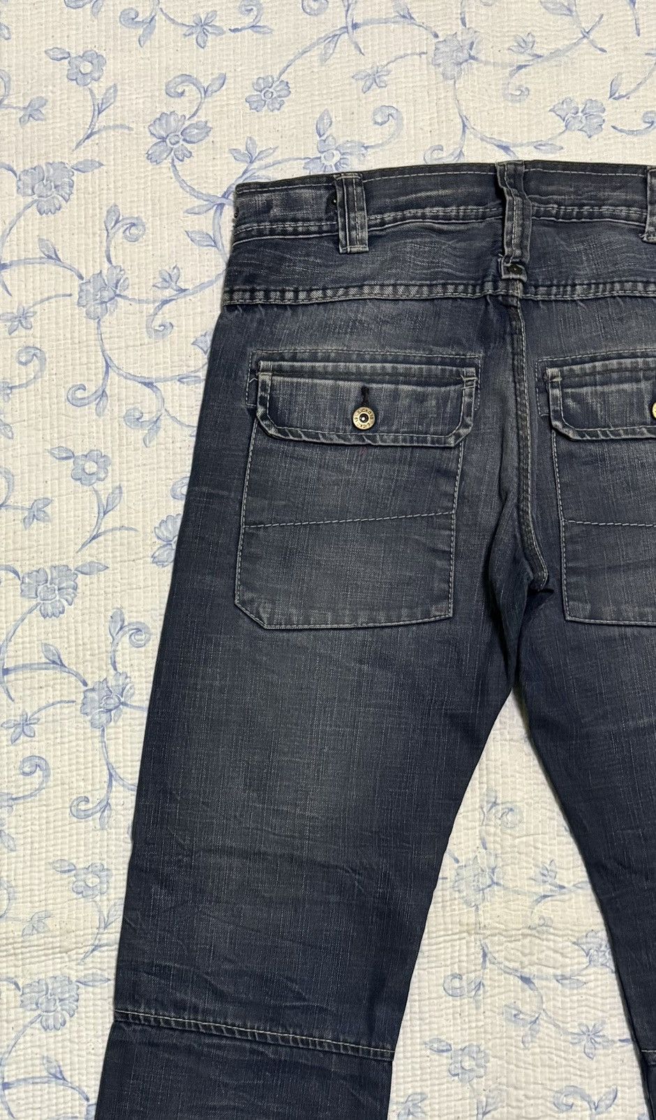 Vintage S19 Streetwear Jeans Distressed Denim Size US 32 / EU 48 - 11 Thumbnail