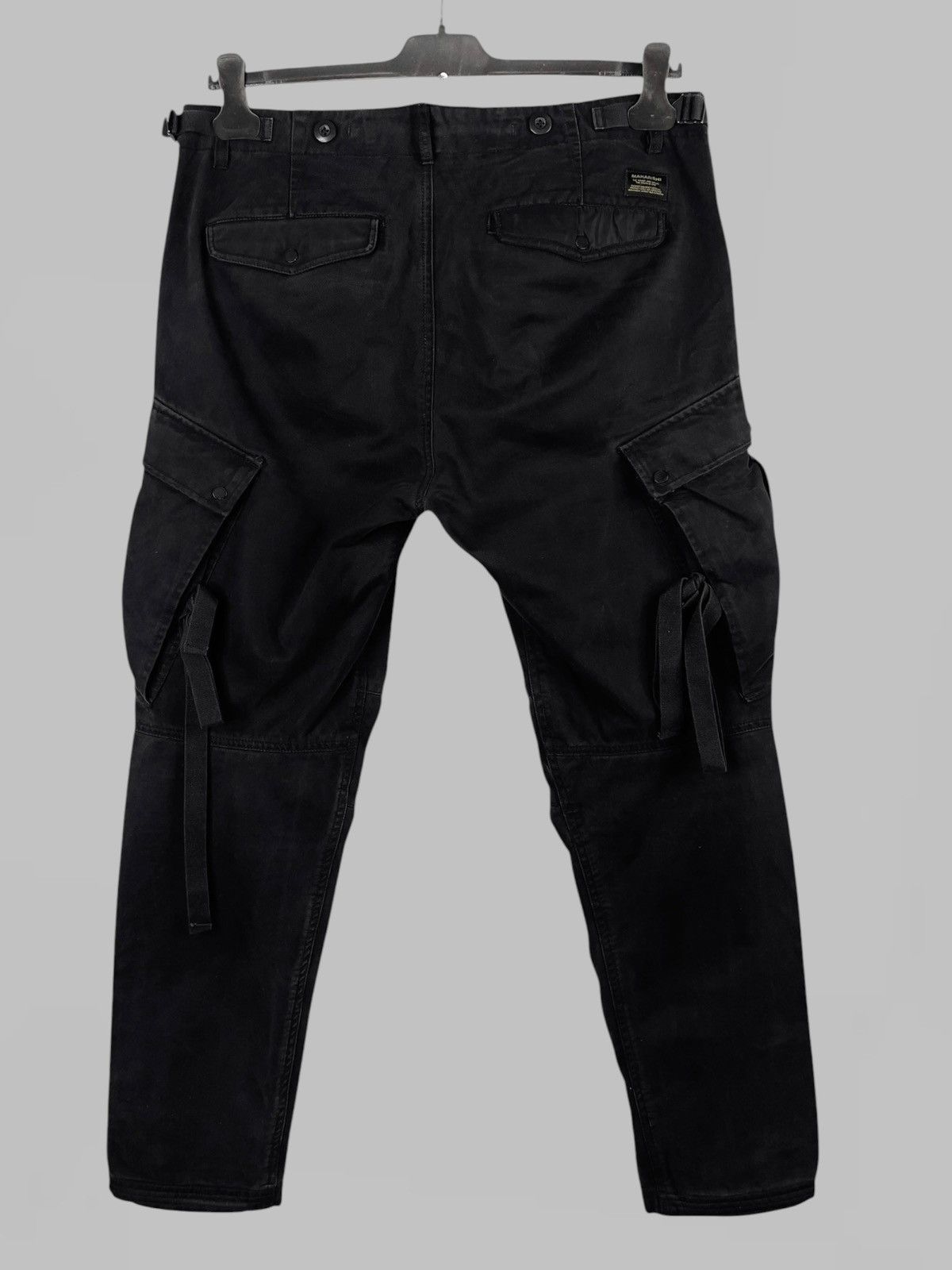 Maharishi MAHARISHI CARGO BLACK STRAPPED VINTAGE PANGS SIZE L Size US 33 - 5 Thumbnail