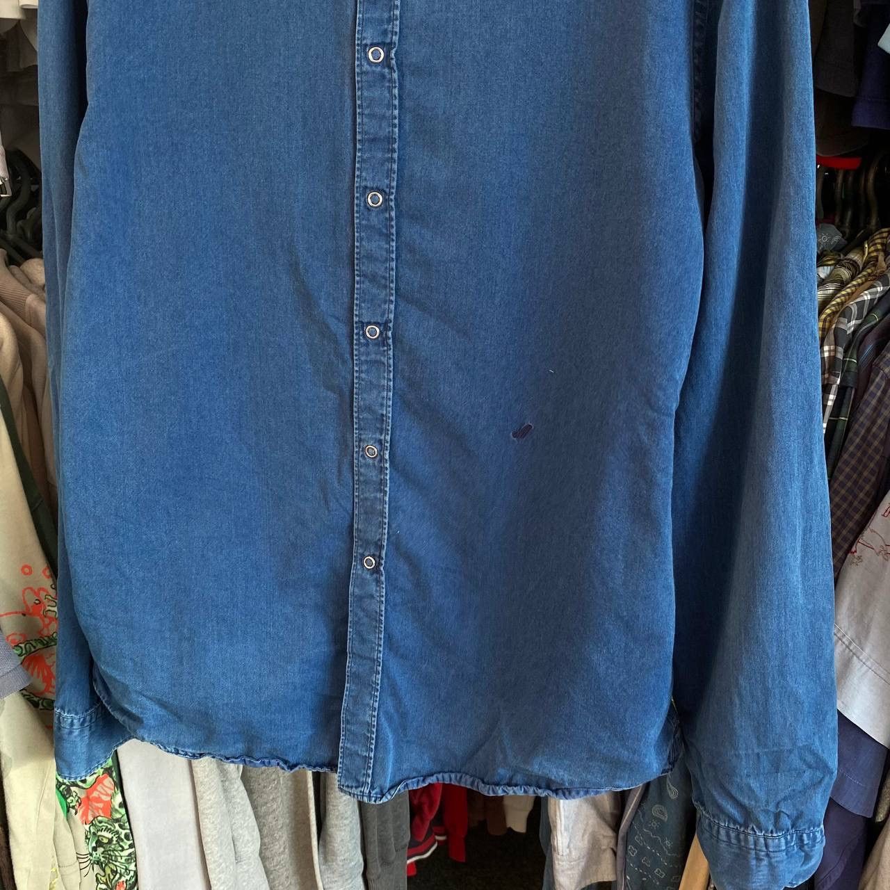Acne Studios Luxury Acne Studios small logo denim designer shirt Size US M / EU 48-50 / 2 - 3 Thumbnail
