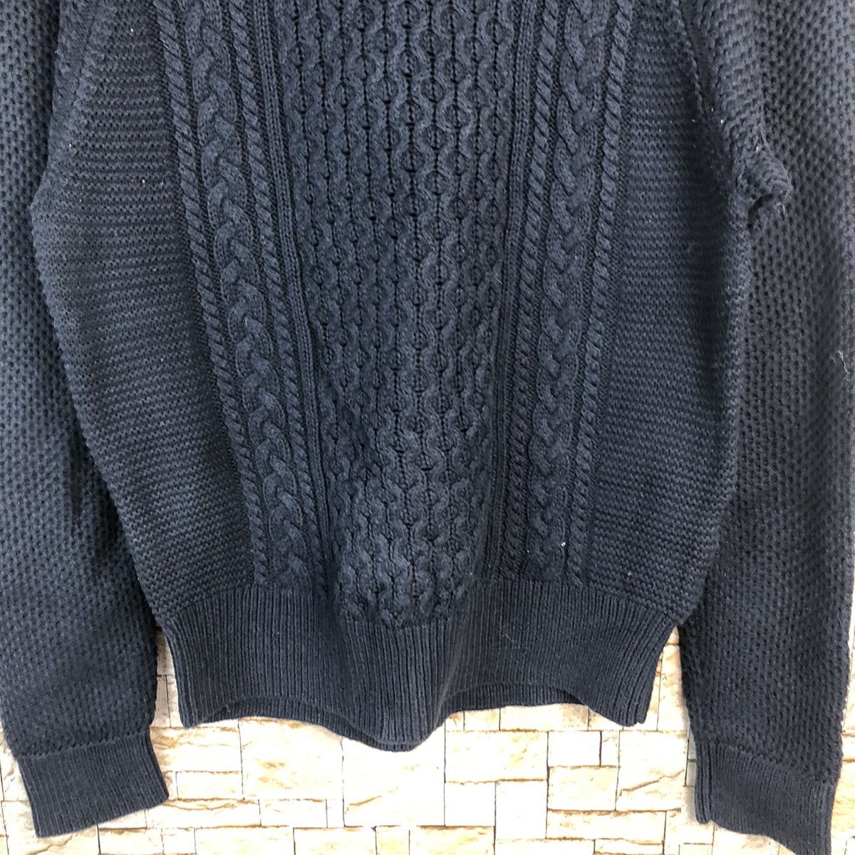 Homespun Knitwear × Uniqlo Uniqlo Dark Blue Knitwear #A888 Size S / US 4 / IT 40 - 6 Thumbnail