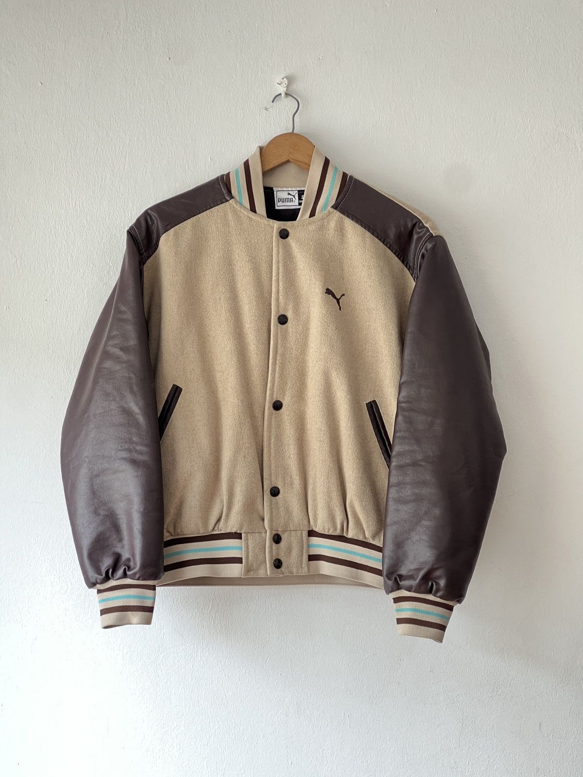 Puma × Vintage RARE Puma vintage varsity bomber jacket Size US S / EU 44-46 / 1 - 1 Thumbnail
