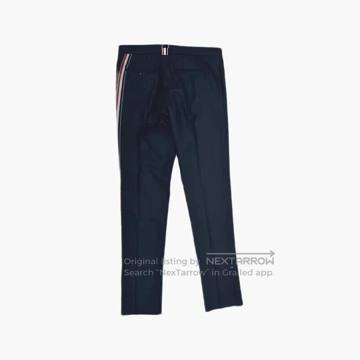 Other Thom Browne Black Wool Striped Casual Pants. Size US 30 / EU 46 - 3 Thumbnail