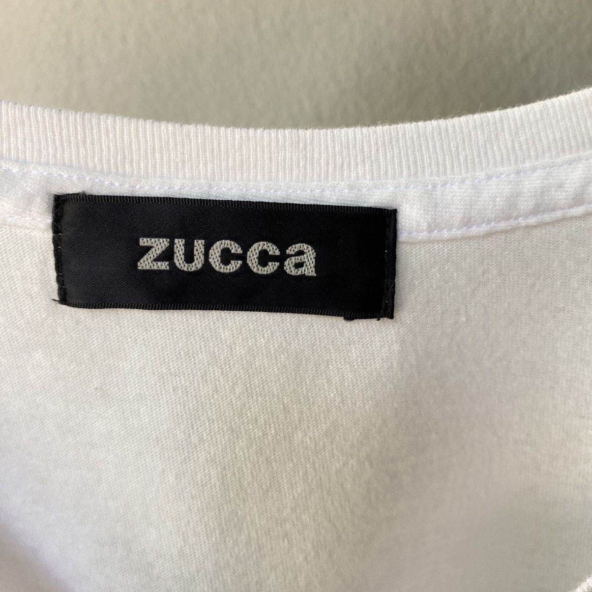 Zucca Zucca White Tee with Black Front Print Size M / US 6-8 / IT 42-44 - 3 Thumbnail