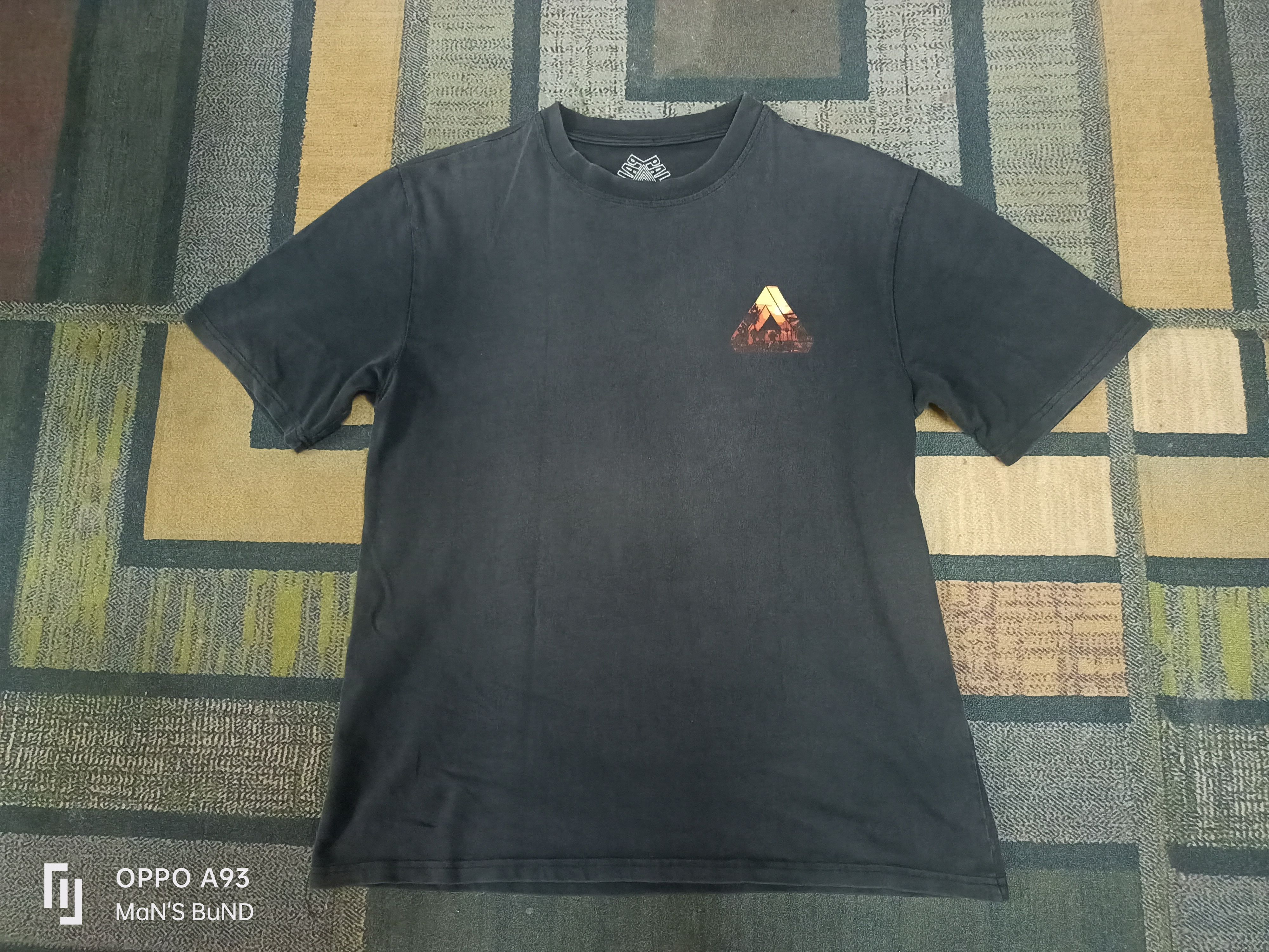 トップス PALACE NEEDLES TOWELLING T-SHIRT BLACK Palace Needles Towelling T-Shirt