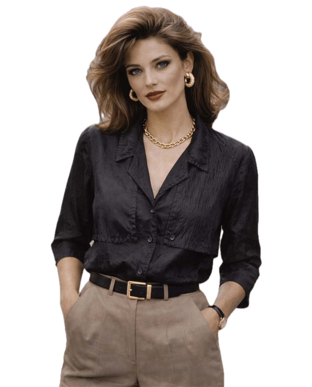 Diane von Furstenberg 1970's Diane von Fürstenberg Button Down Blouse Size XL / US 12-14 / IT 48-50 - 1 Thumbnail